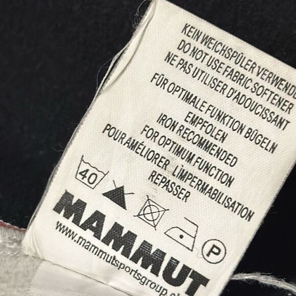 Mammut sz XL red men’s thermal zip jacket great pre owned condition, hooded - Picture 11 of 16